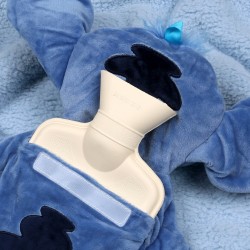 DISNEY Stitch Termofor z miękką poszewką, naturalny kauczuk 1l