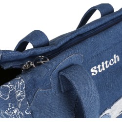 Disney Stitch Jeansowa torebka damska na ramię, shopperka 36x36x15 cm