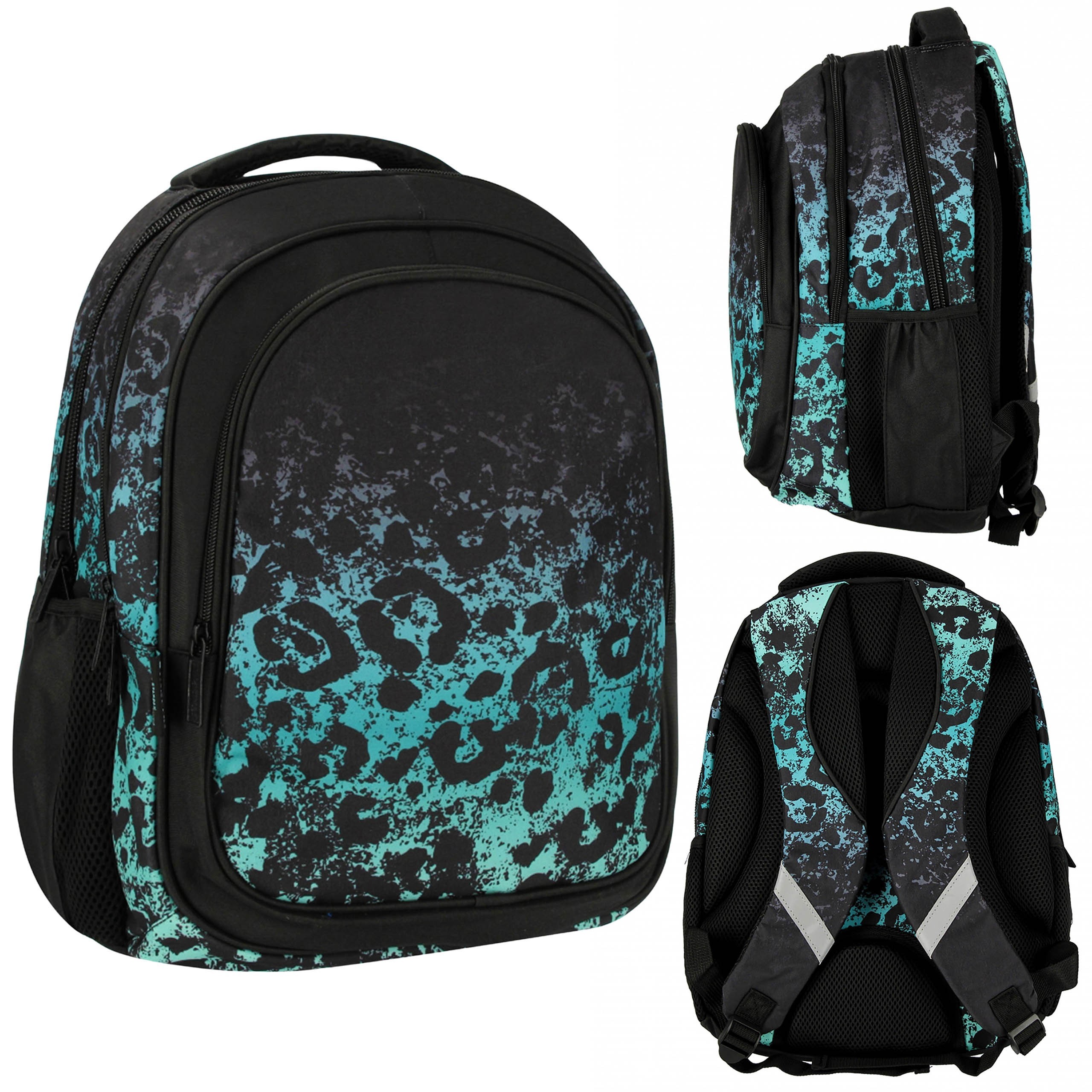 Czarny plecak młodzieżowy w...