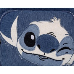 Disney Stitch Jeansowy plecak, mały plecak miejski 31x24x12 cm