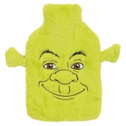 Shrek Zielony termofor z miękką poszewką, futrzany, duży, naturalny kauczuk 1,75 l