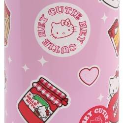 Hello Kitty stalowa butelka termiczna, różowy bidon, termos 500ml