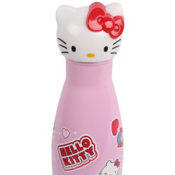 Hello Kitty stalowa butelka termiczna, różowy bidon, termos 500ml