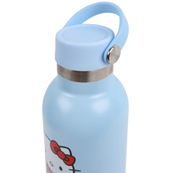 Hello Kitty And Friends stalowy, zakręcany bidon, butelka termiczna, TERMOS 700ml