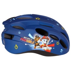 Psi Patrol Chase Marshall Rubble Granatowy kask rowerowy IN-MOLD dla dzieci, chłopięcy, regulowany 52-56cm