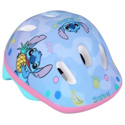 DISNEY Stitch Niebieski kask rowerowy dla dzieci, dziewczęcy, regulowany 44-48 cm