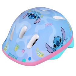 DISNEY Stitch Niebieski kask rowerowy dla dzieci, dziewczęcy, regulowany 44-48 cm