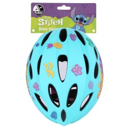 DISNEY Stitch Turkusowy kask rowerowy IN-MOLD dla dzieci, dziewczęcy, regulowany 52-56 cm