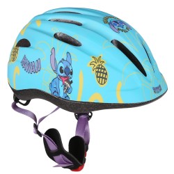 DISNEY Stitch Turkusowy kask rowerowy dla dzieci, lekki, regulowany 48-52 cm