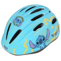 DISNEY Stitch Turkusowy kask rowerowy dla dzieci, lekki, regulowany 48-52 cm