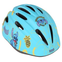 DISNEY Stitch Turkusowy kask rowerowy dla dzieci, lekki, regulowany 48-52 cm