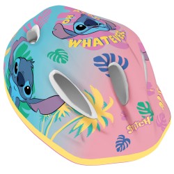 DISNEY Stitch Kolorowy kask rowerowy dla dzieci, dziewczęcy, regulowany 52-56 cm