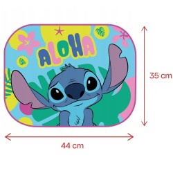 DISNEY Stitch Zasłonki przeciwsłoneczne dla dzieci, do samochodu, 2 szt 44x35 cm