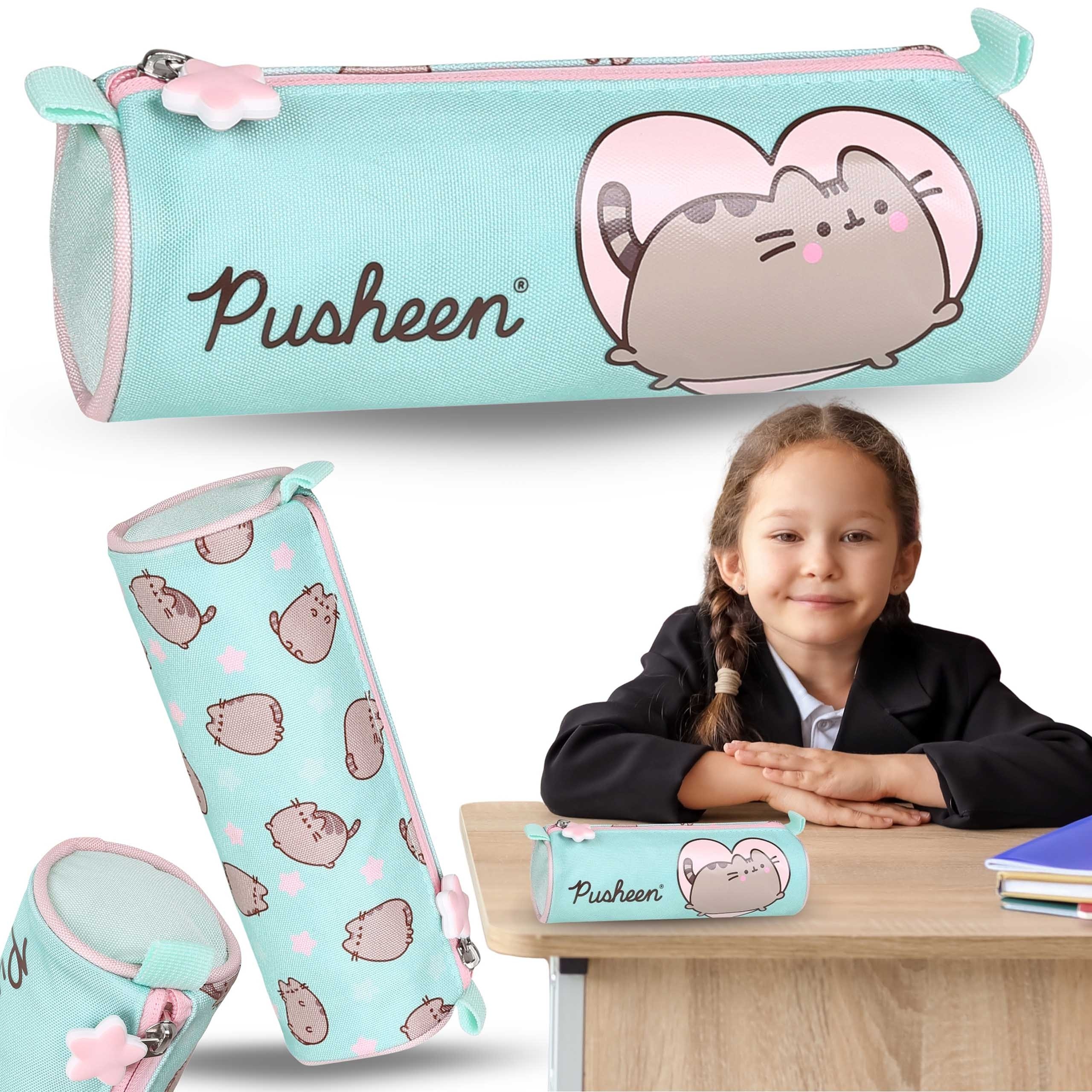 Pusheen Miętowy piórnik...