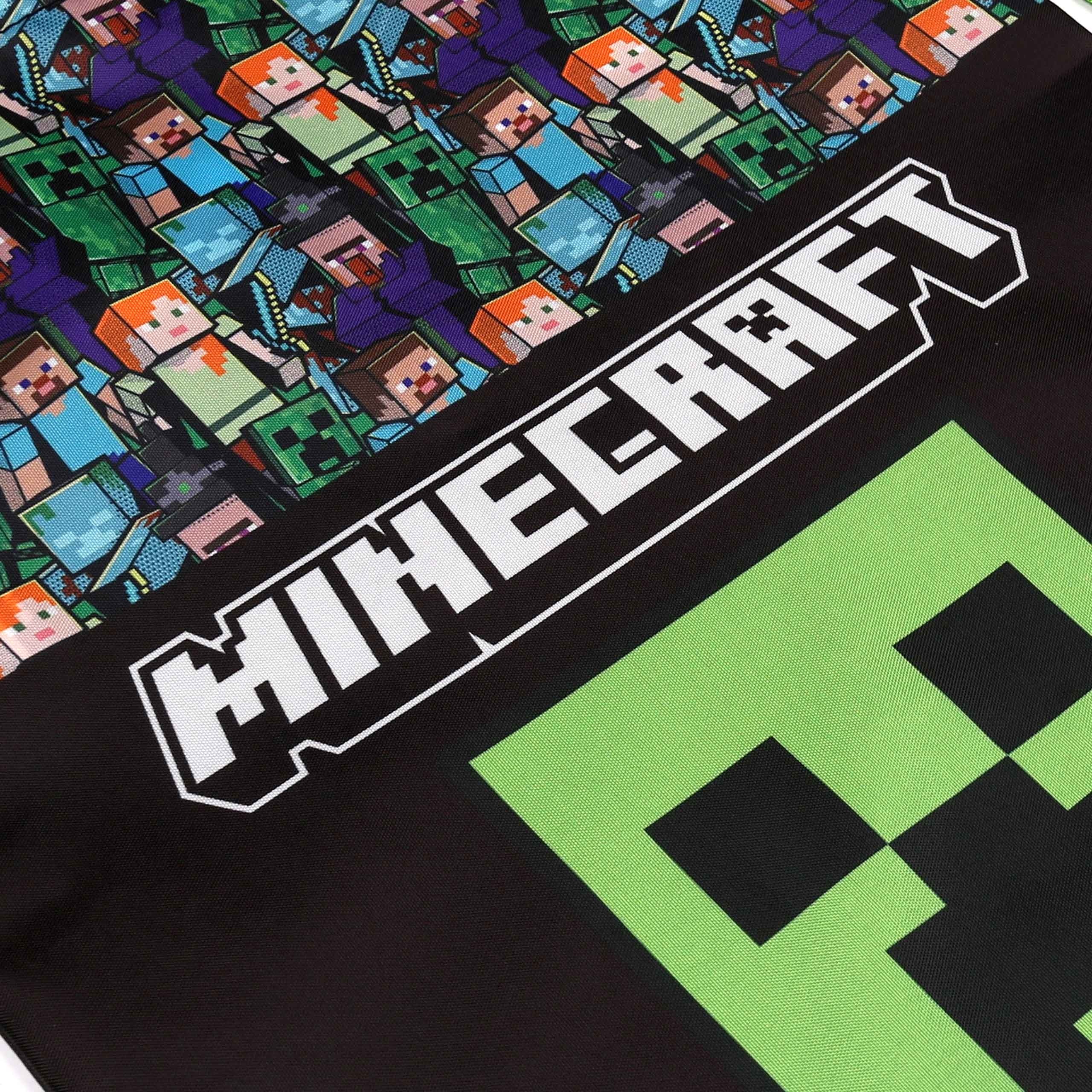 Minecraft Creeper Szkolny worek na buty NA WF, TRENINGOWY dla gracza 32x40 cm
