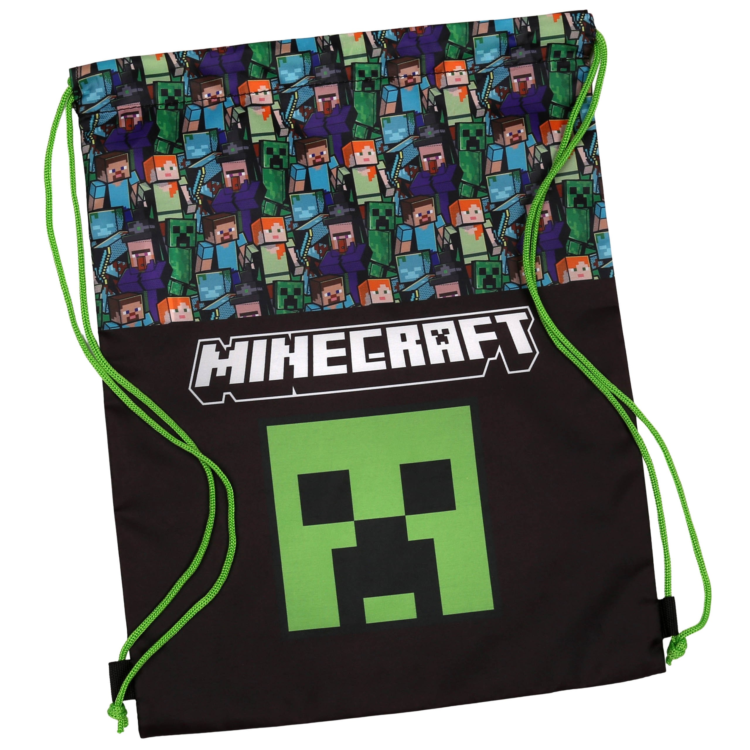 Minecraft Creeper Szkolny worek na buty NA WF, TRENINGOWY dla gracza 32x40 cm