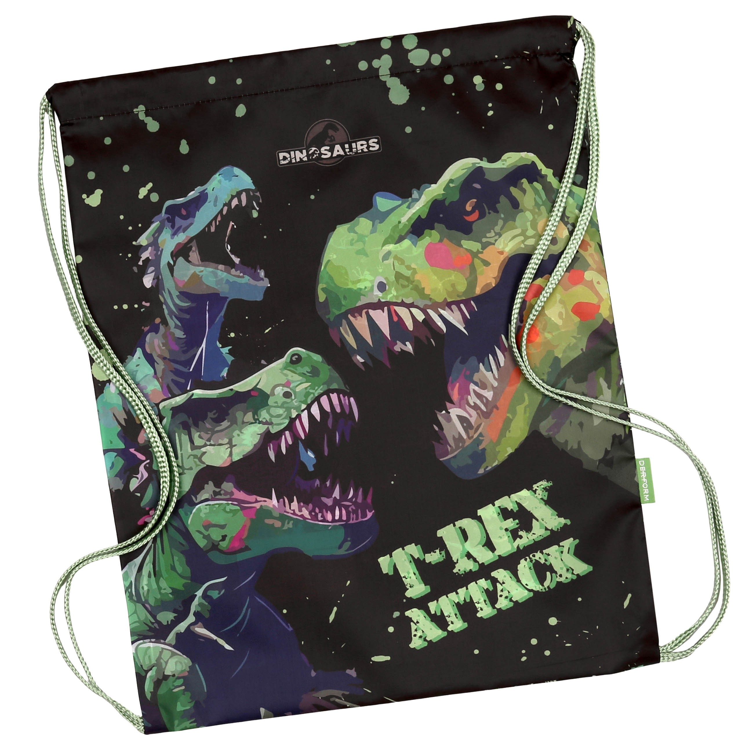 Dinozaury Worek na buty dla chłopca, worek szkolny NA WF na obuwie, TRENINGOWY 34x43 cm