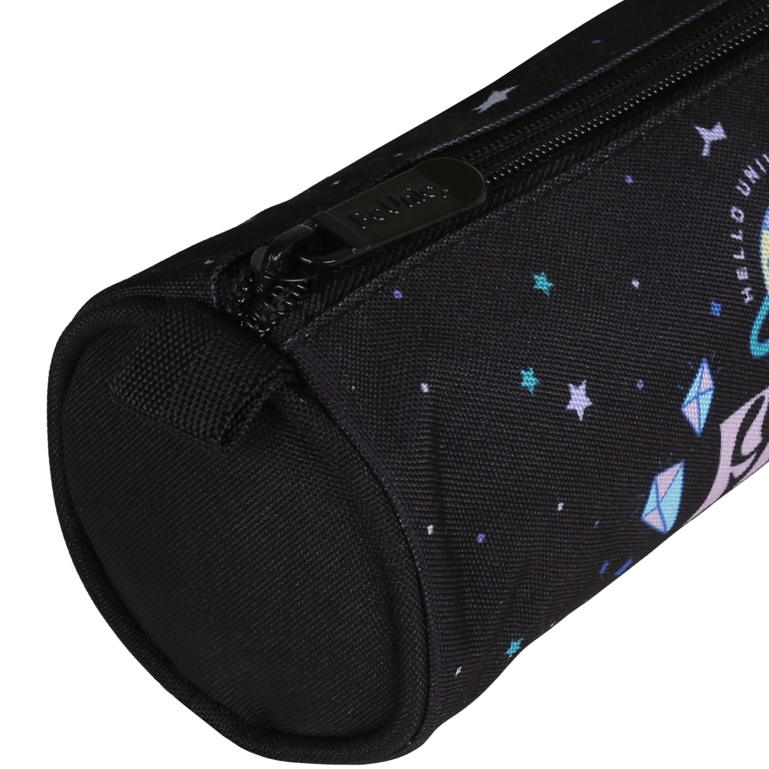 DISNEY Stitch Czarny piórnik szkolny dla dziewczynki, TUBA, saszetka na przybory szkolne 22x8x8cm