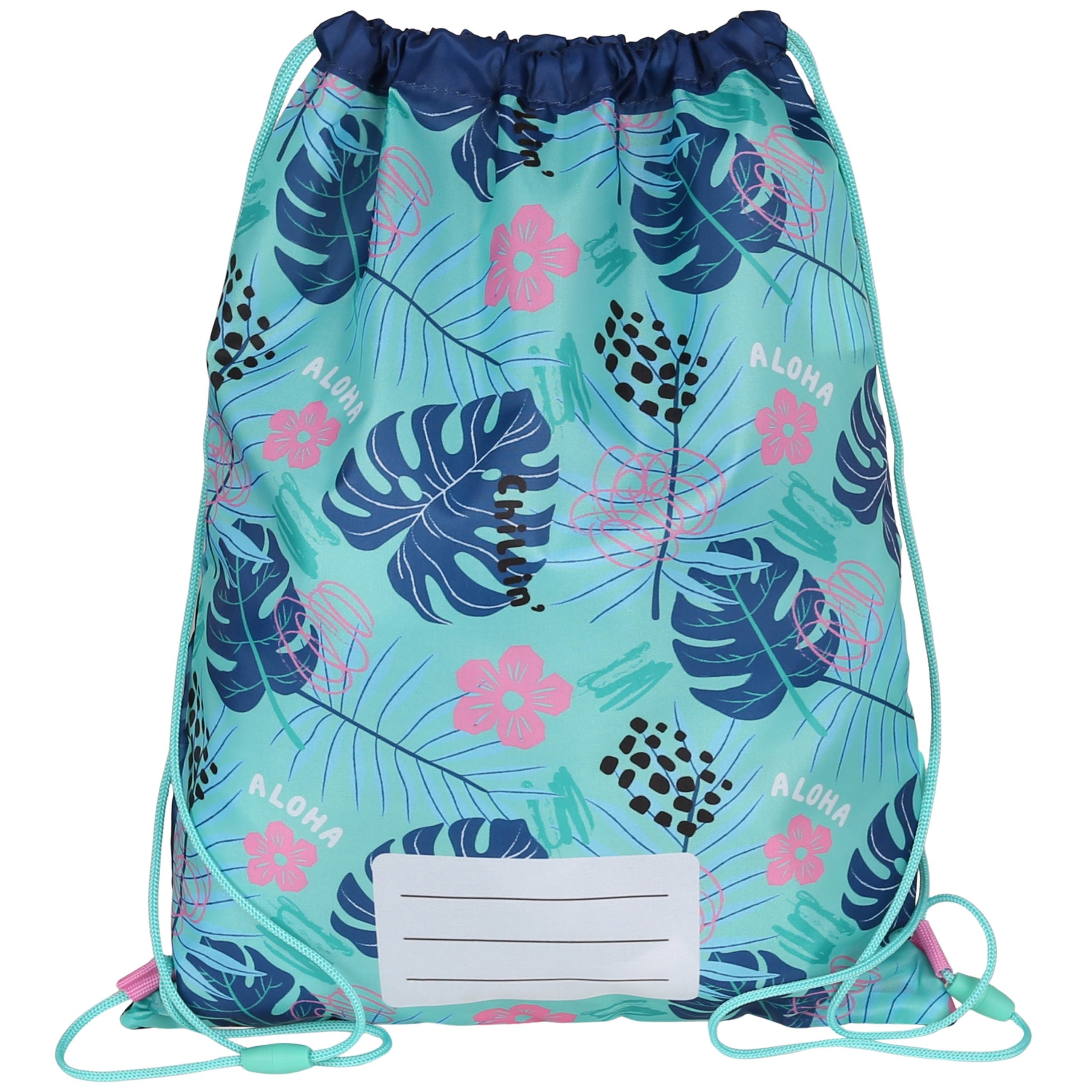 DISNEY Stitch Kolorowy, dziecięcy worek na buty NA WF, worek szkolny na ramię dla dzieci Workoplecak 31x42 cm