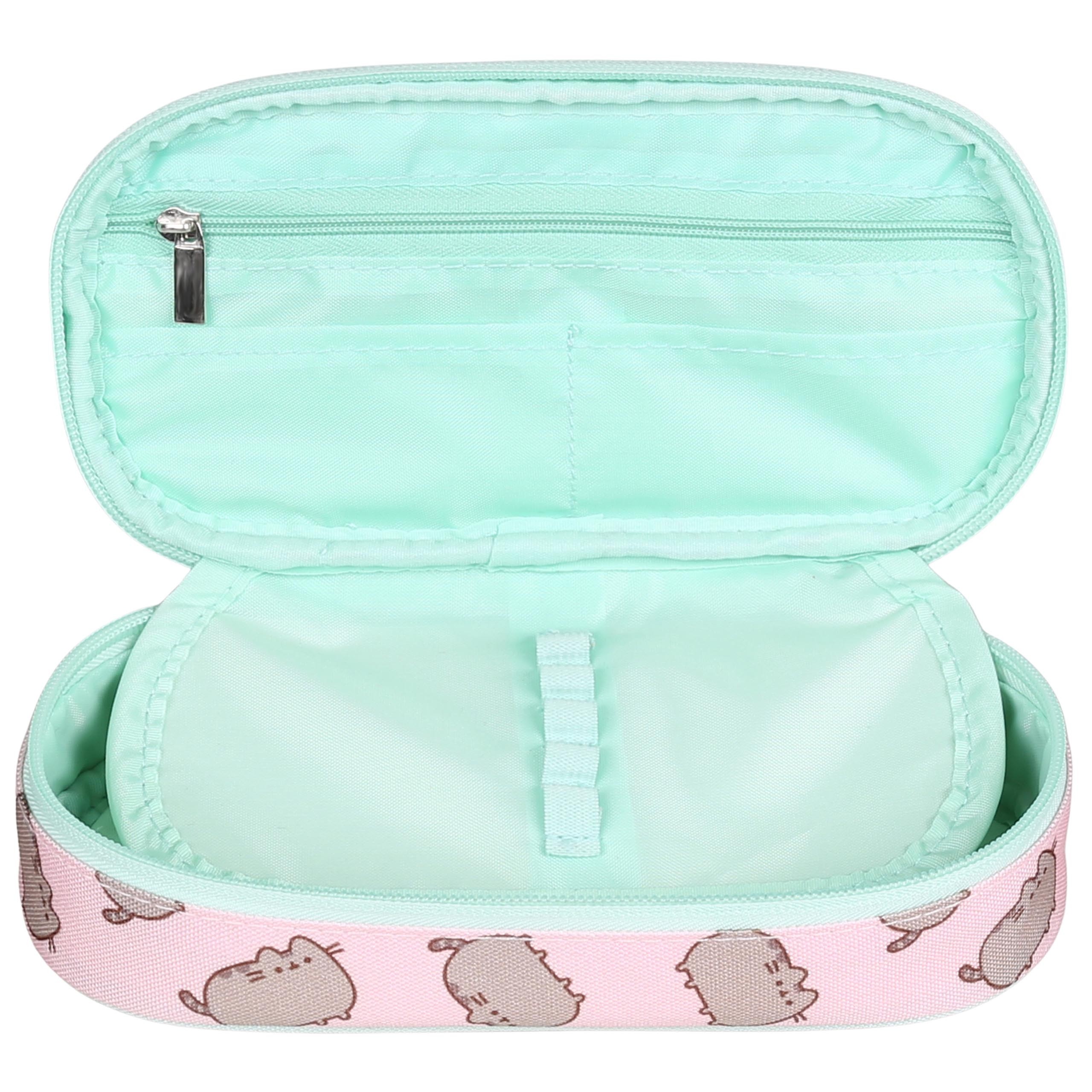 Pusheen Różowy KOMOROWY piórnik szkolny, saszetka dla dziewczynki 5x20x10cm