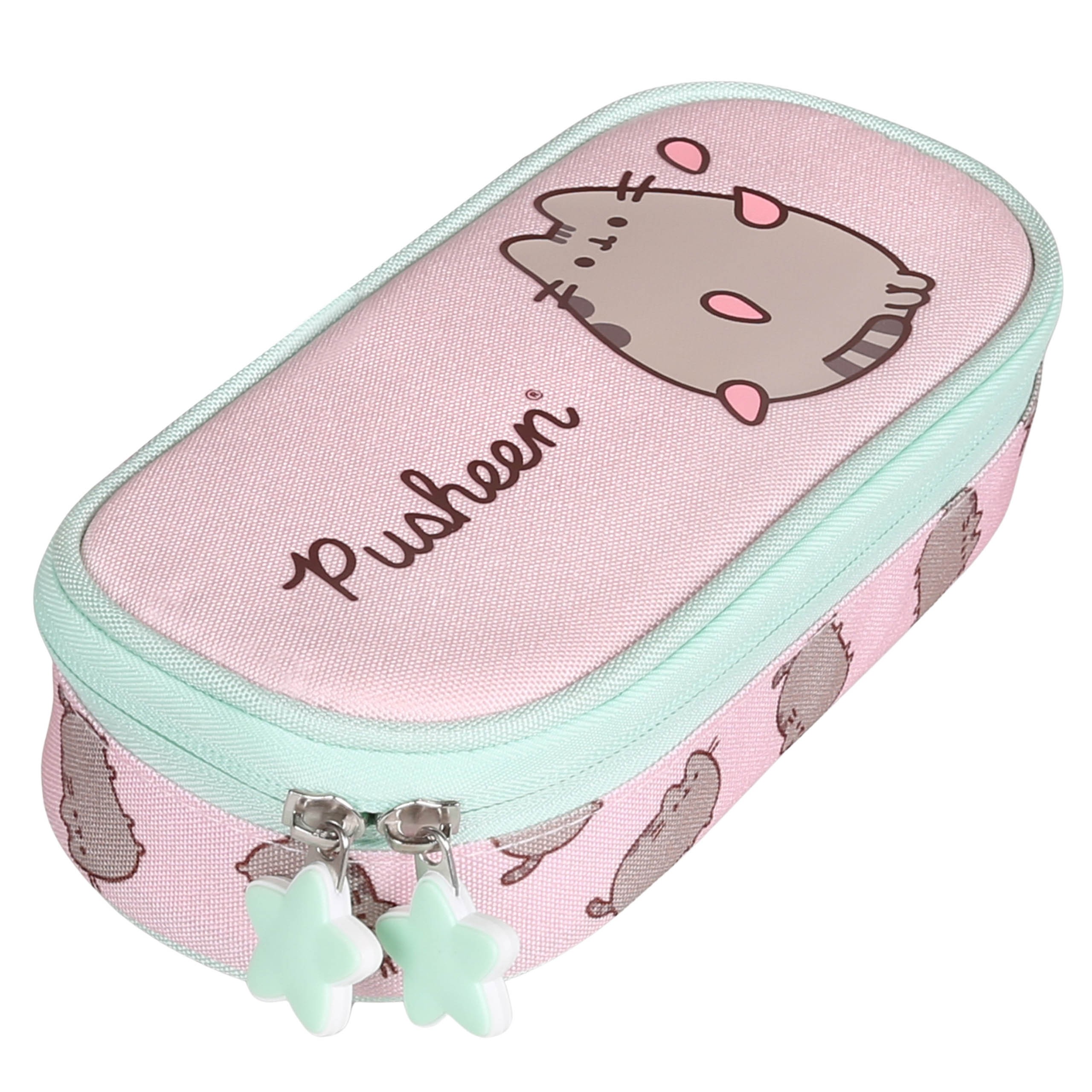 Pusheen Różowy KOMOROWY piórnik szkolny, saszetka dla dziewczynki 5x20x10cm