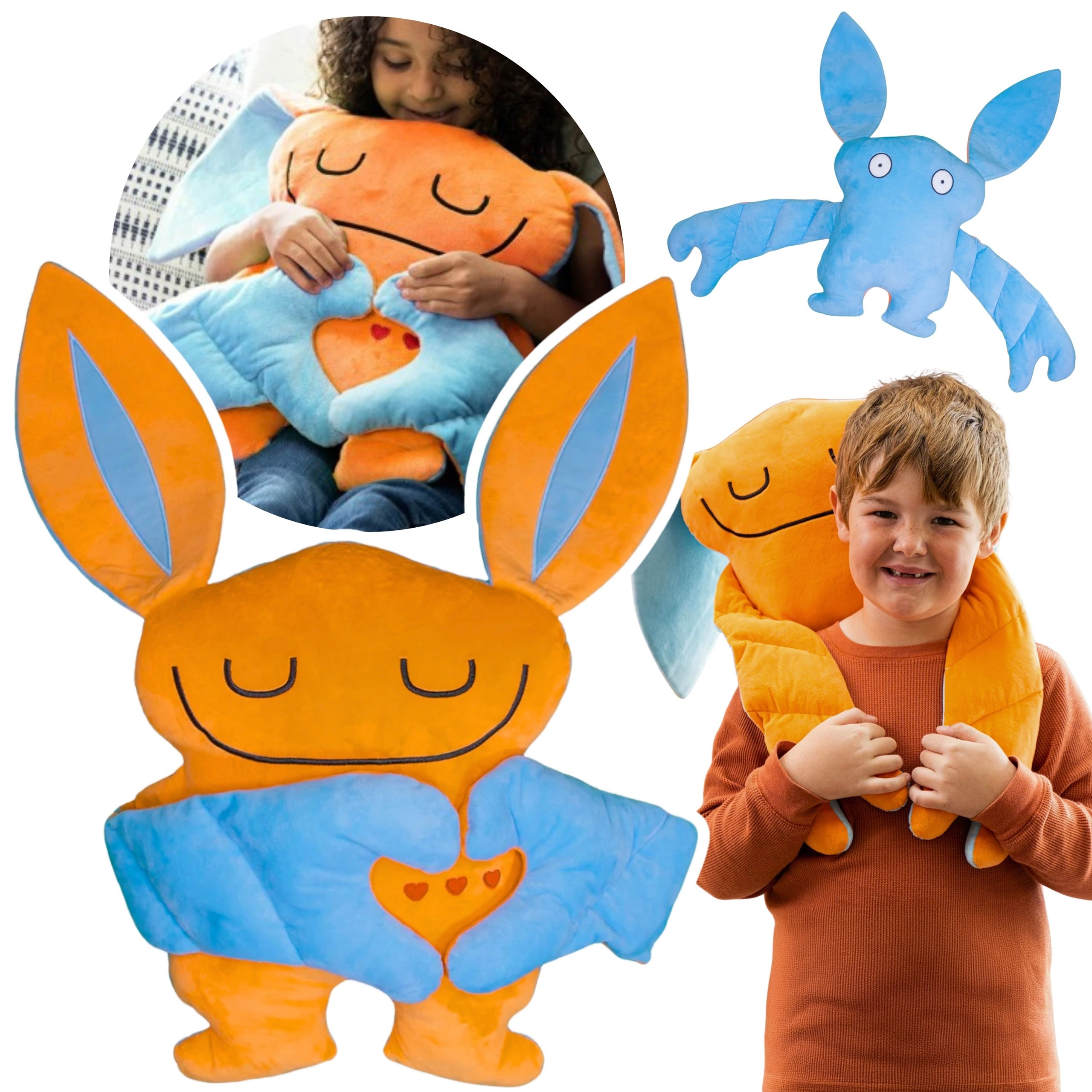 Bumpas Zeek - Maskotka OBCIĄŻENIOWA, przytulanka antystresowa, TERAPEUTYCZNA