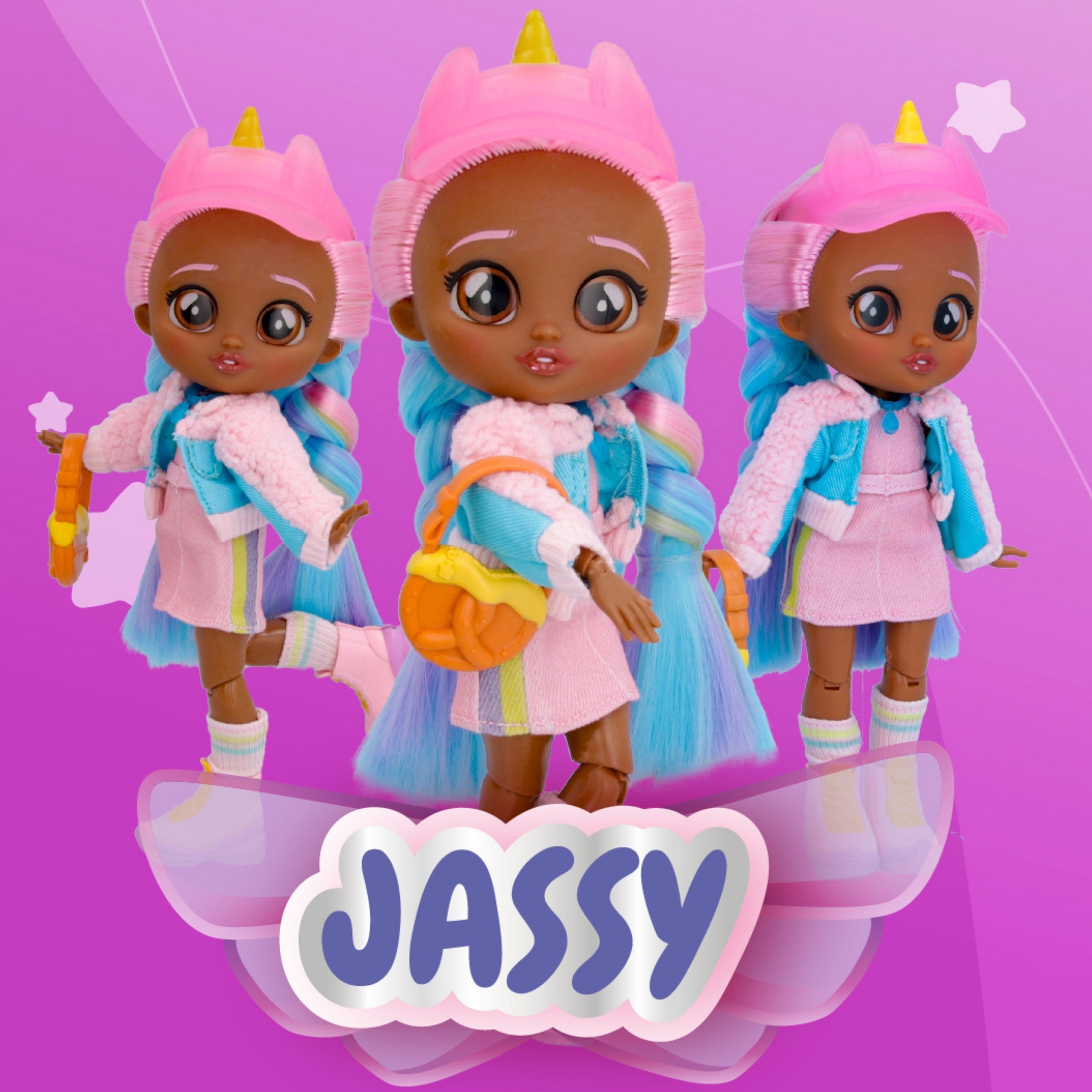 Cry Babies BFF - Lalka modowa JASSY Nastolatka + akcesoria, ORYGINALNA lalka DUŻA 20 cm