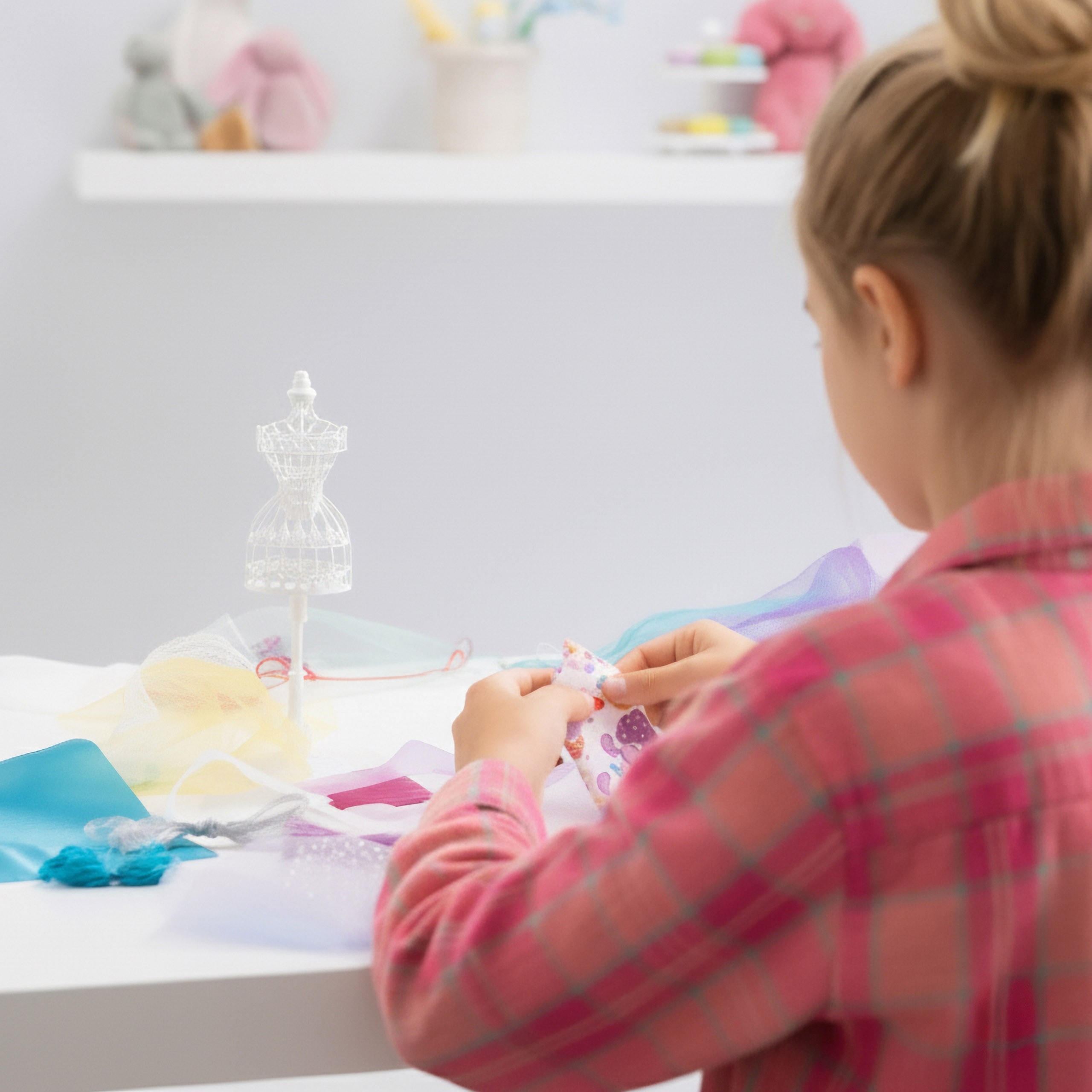 WOW BOX - Zestaw kreatywny Projektant Mody dla dzieci, zestaw do projektowania ubrań DIY 8+