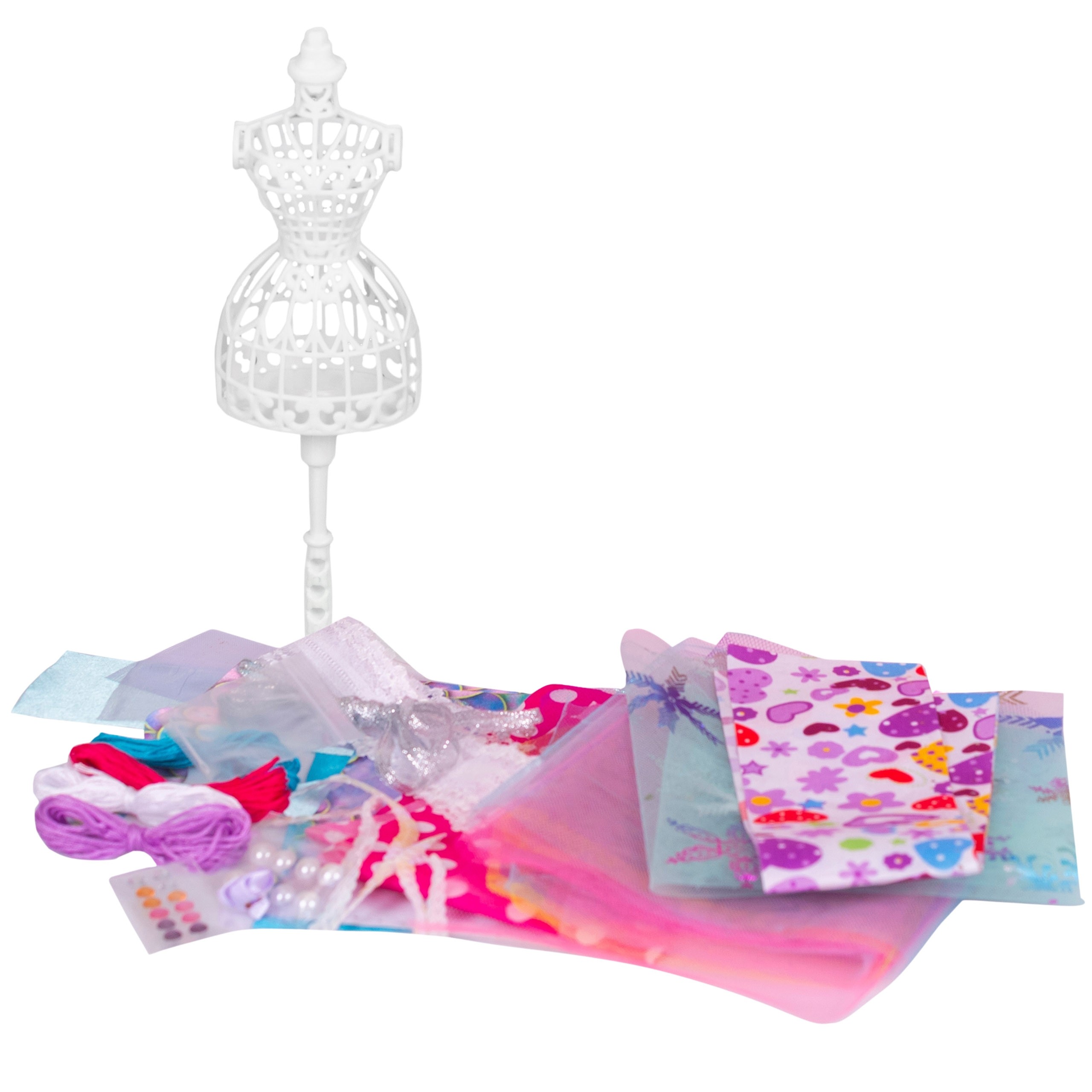 WOW BOX - Zestaw kreatywny Projektant Mody dla dzieci, zestaw do projektowania ubrań DIY 8+