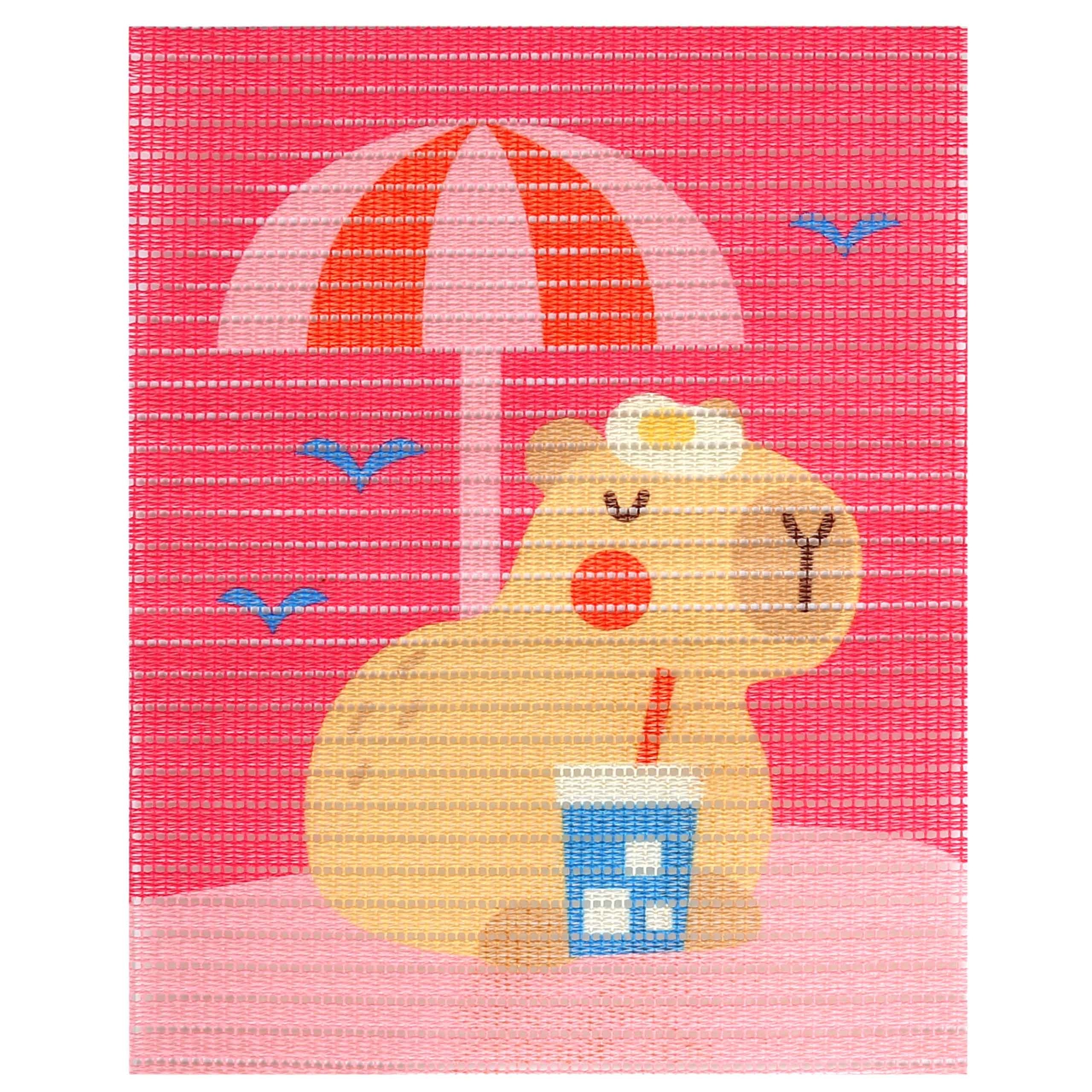 WOW BOX - Makrama KAPIBARA na plaży, Zestaw kreatywny do haftowania, dekoracja ścienna DIY 6+