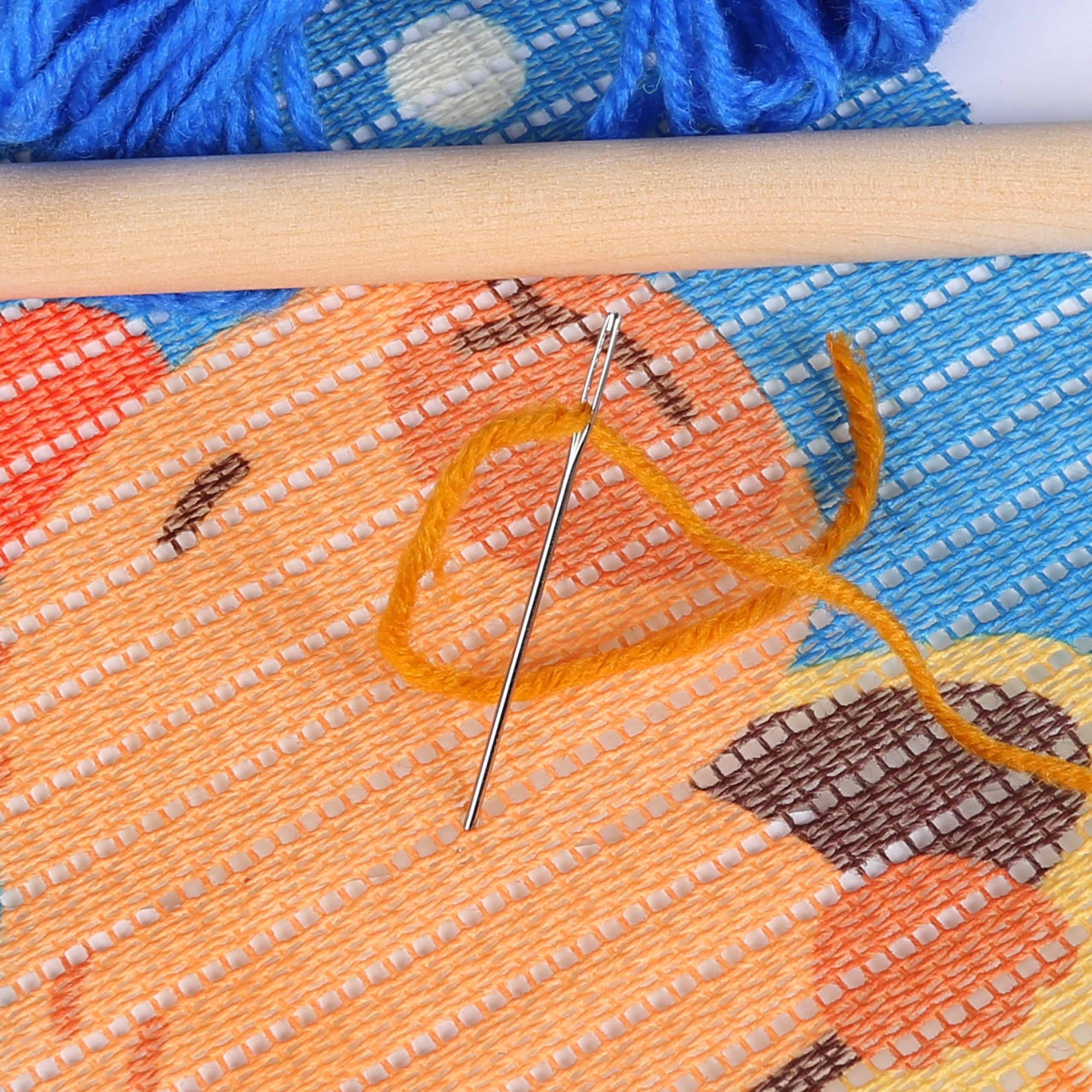 WOW BOX - Makrama KAPIBARA w fliżance, Zestaw kreatywny do haftowania, dekoracja ścienna DIY 6+