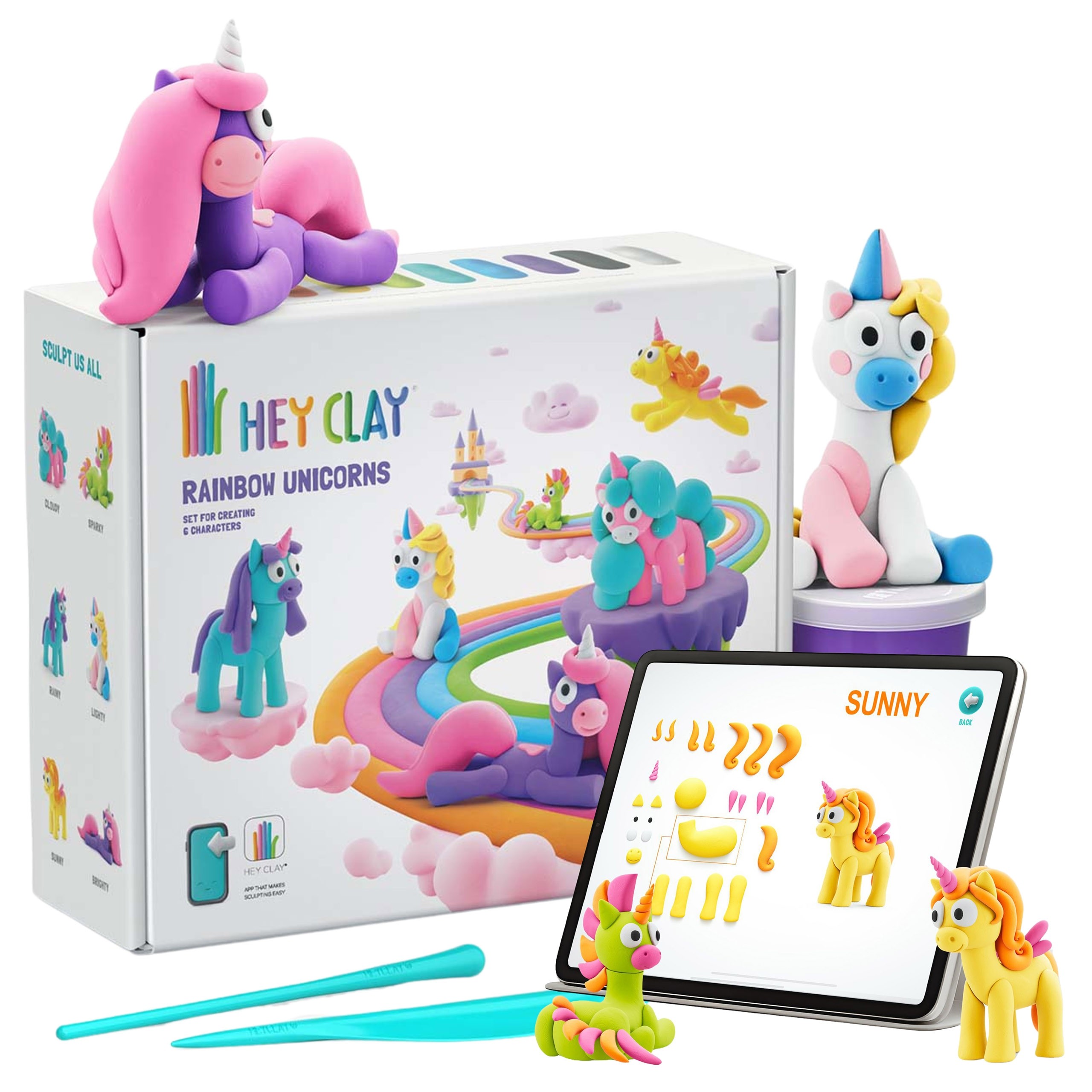 Hey Clay Tęczowe jednorożce...