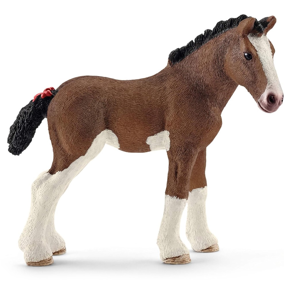 SLH13810 Schleich Farm World - Koń źrebię rasa Clydesdale, figurka dla dzieci 3+