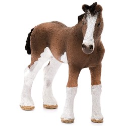 SLH13810 Schleich Farm World - Koń źrebię rasa Clydesdale, figurka dla dzieci 3+