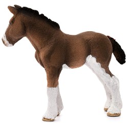 SLH13810 Schleich Farm World - Koń źrebię rasa Clydesdale, figurka dla dzieci 3+