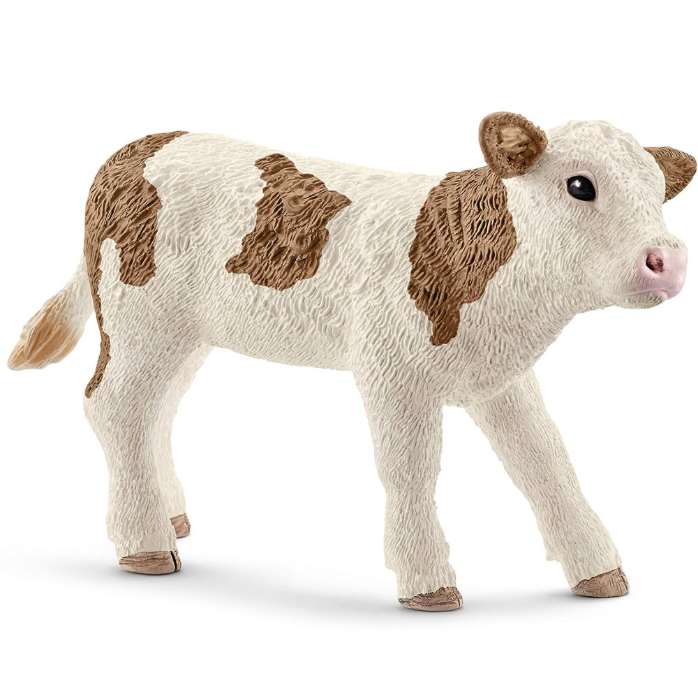 SLH13802 Schleich Farm World - Cielę rasy Simentalskiej, figurka dla dzieci 3+