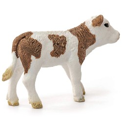 SLH13802 Schleich Farm World - Cielę rasy Simentalskiej, figurka dla dzieci 3+