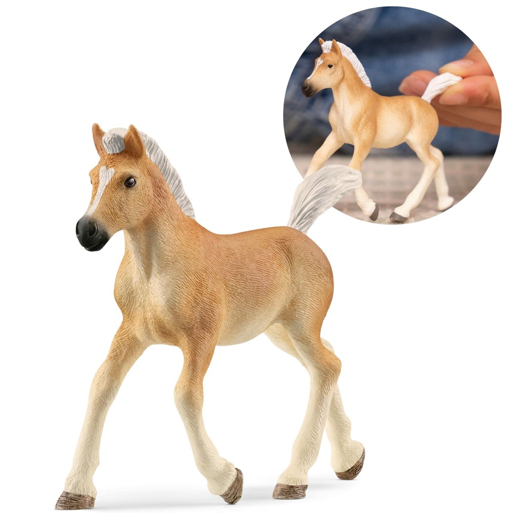 13951 Schleich Horse Club - Źrebię rasy Haflinger, figurka dla dzieci 5+