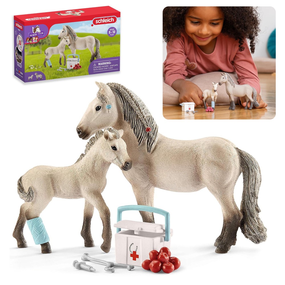 SLH42430 Schleich Horse Club - zestaw do pierwszej pomocy z końmi Islandzkimi 5+ Hann