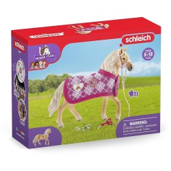 SLH42431 Schleich Horse Club - Koń Andaluzyjski Sofia z zestawem modowym, figurka dla dzieci 5+