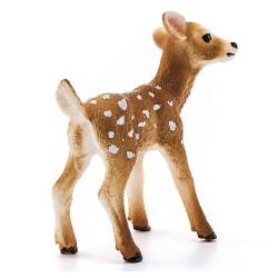 SLH14820 Schleich Wild Life - Jeleń wirgiński Mulak Białoogonowy Cielę, figurka dla dzieci 3+