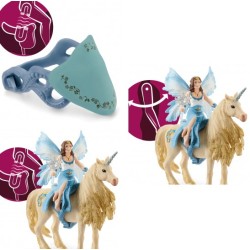 SLH42508 Schleich Bayala - Eyela na złotym jednorożcu, figurki dla dzieci 5+