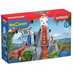 SLH42564 Schleich Dinosaurus - Dinozaur duża ekspedycja na wulkan, figurki dla dzieci 4+