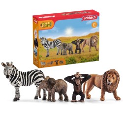 SLH42387 Schleich Wild Life - Zestaw startowy Dzikie zwierzęta, figurki dla dzieci 3+