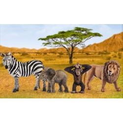 SLH42387 Schleich Wild Life - Zestaw startowy Dzikie zwierzęta, figurki dla dzieci 3+