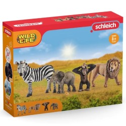 SLH42387 Schleich Wild Life - Zestaw startowy Dzikie zwierzęta, figurki dla dzieci 3+