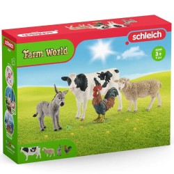 SLH42385 Schleich Farm World - Zestaw startowy  z figurkami zwierząt gospodarskich, figurki dla dzieci 3+