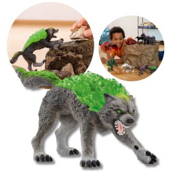 SLH70153 Schleich Eldrador - Granitowy wilk, figurka dla dzieci 7+