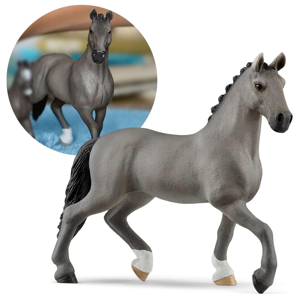 SLH13956 Schleich Horse Club - Koń Ogier rasy selle francais, figurka dla dzieci 5+