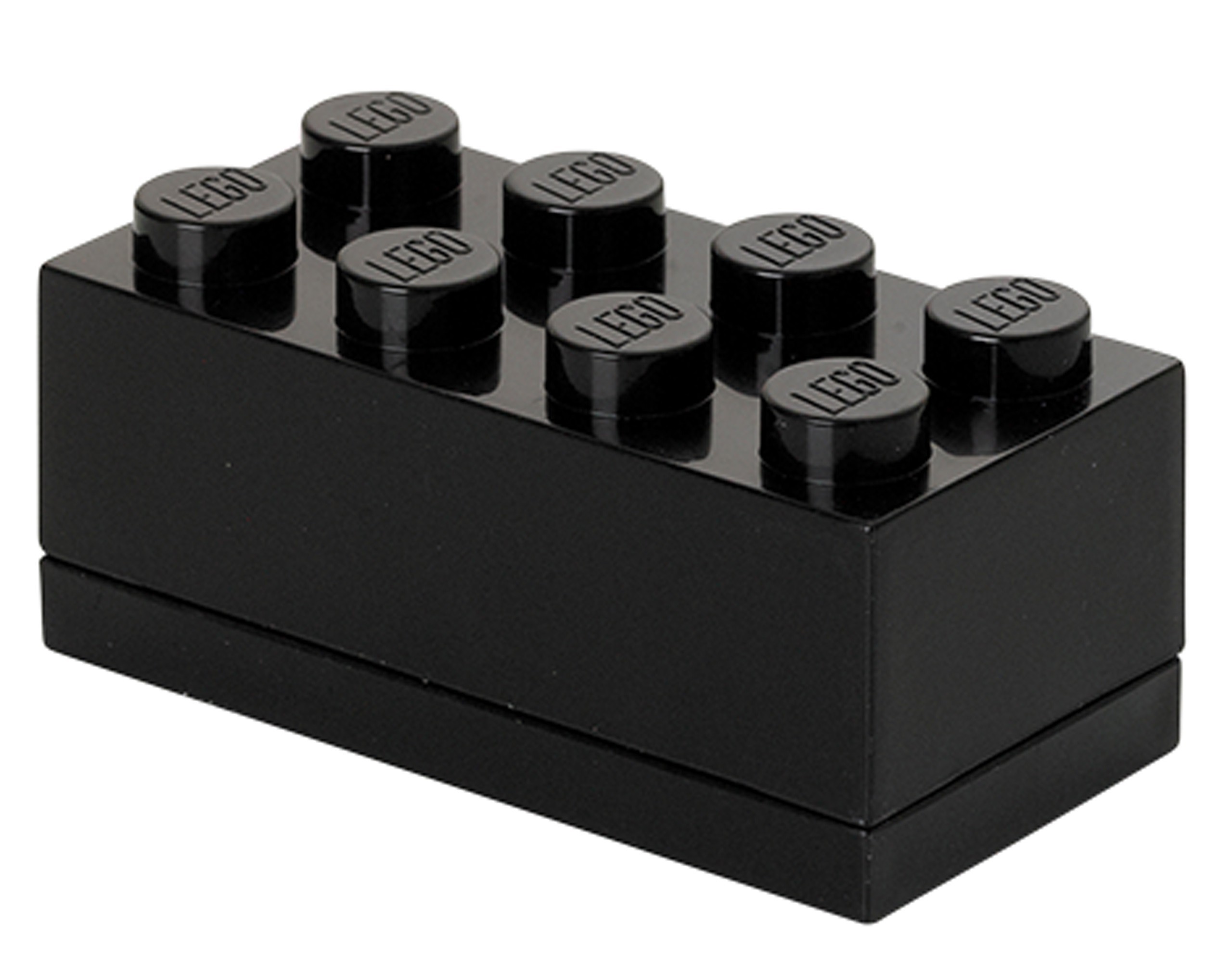 Czarne minipudełko klocek 8...